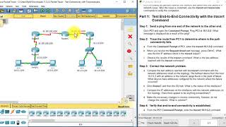 11323 Packet Tracer  Test Connectivity with Traceroute [upl. by Juanne]