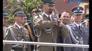 Centralne obchody Obchody Święta Straży Granicznej  23052014 r  krosno24tv [upl. by Atinniuq]