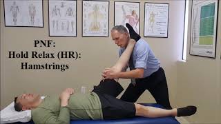 Proprioceptive Neuromuscular Facilitation PNF Stretch  Hold Relax HR [upl. by Petes]