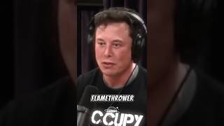 Elon Musk Flamethrower on Joe Rogan Podcast [upl. by Nyrehtac452]