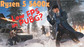 Ryzen 5 5600x with RTX 3080 1440p PUBG Low FPS FTPM enabled [upl. by Ecela]