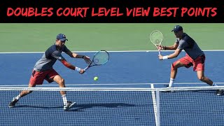 Doubles Court Level View Best Points ● Tennis On Another Level [upl. by Ailat]