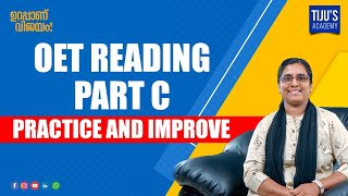 How to Read amp Solve Part C Questions  OET Reading [upl. by Ajak347]