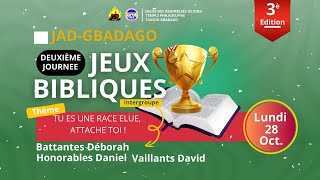 JAD  JEUX BIBLIQUES 2è JOURNÉE [upl. by Par452]