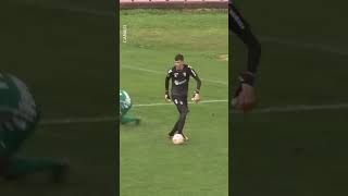 The goalkeeper pulled off a shocking nutmeg 🤯 shorts [upl. by Anaert]