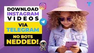 Download Instagram Videos via Telegram Without Bots [upl. by Tanner]