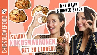 GEZONDERE KOKOSMAKRONEN  CHICKSLOVEFOOD [upl. by Eikcim]