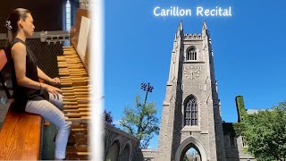 Carillon Recital 2024 at the University of Toronto Soldiers Tower [upl. by Lilahk537]