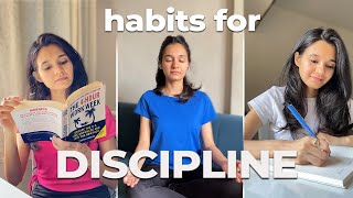 4 Simple Habits for Discipline without destroying yourself  Drishti Sharma [upl. by Aleuqahs466]