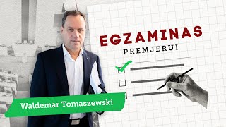 „Egzaminas premjerui“ WTomaszewskis – apie bendrą darbą su EVaitkumi ir „naują Berlyno sieną“ [upl. by Neellek]