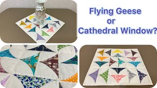 Can You Really Create Stunning Quilts from Flying Geese and Cathedral Window [upl. by Lesab321]