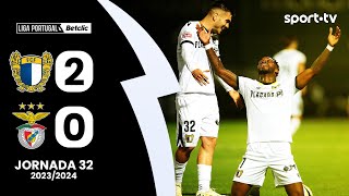 Resumo Famalicão 20 Benfica  Liga Portugal Betclic  sport tv [upl. by Woo645]