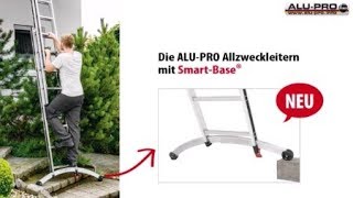 Hymer Allzweckleiter für schräge Untergründe quotSmart Basequot [upl. by Nauaj178]