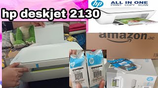 hp Deskjet 2130 Allinone Series unboxing how to install Printscancopy affordable printer [upl. by Enrahs]