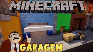 Vila do Chaves Construindo a Garagem 12  Minecraft [upl. by Kosel]