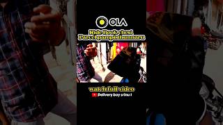 Ola parcel delivery ola olabiketaxi deliveryboysrinu shorts [upl. by Rratsal]