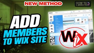 How to add members to wix site 2024 [upl. by Cayser954]