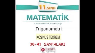 Sonuç Yayınları 11Sınıf Matematik Kitabı Trigonometri Konusu 3841 Sayfaları [upl. by Stephan866]