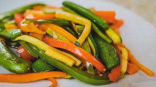 Vejetales Salteados  Recetas Deliciosos y Saludable [upl. by Nye]