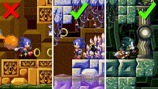 Gorgeous Labyrinth amp Scrap Brain Zone  Sonic 1 mods  Gameplay [upl. by Naitsihc]