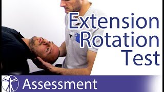 Extension Rotation Test  Vertebrobasilar Insufficiency VBI [upl. by Irfan]