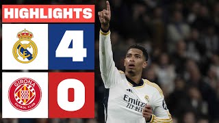 REAL MADRID 4  0 GIRONA FC  RESUMEN LALIGA EA SPORTS [upl. by Ytsirhk]