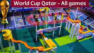 Marble race World Cup Qatar  All games by Fubecas Marble Runs [upl. by Luebke]