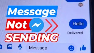 How To Fix Messenger Message Not Sending Problem 2024 [upl. by Yggep]