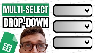 MULTISELECTION DROPDOWN LIST Google Sheets Tutorial [upl. by Yedorb]