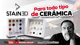 RESUMEN MESA TÉCNICA MSTRO JORGE ARGUELLO SOBRE STAIN UNIVERSALES PARA CERAMICAS DENTALES 3D [upl. by Courcy]