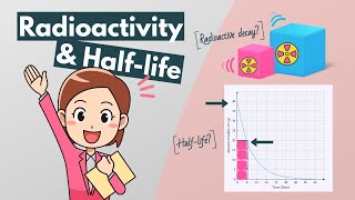 What is radioactivity and halflife  Nuclear Physics  Visual Explanation [upl. by Annairdua]