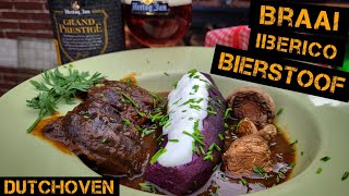 Dutchoven Iberico Bierstoof op de bbqbraai [upl. by Attelocin]