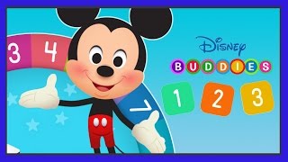 Disney Buddies 123s  Learn to Count Numbers 1 to 20 With Disney Characters [upl. by Quiteris]