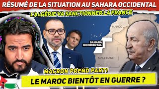 Sahara occidental Macron reconnaît la souveraineté marocaine lAlgérie rappel son ambassadeur [upl. by Eirrej996]