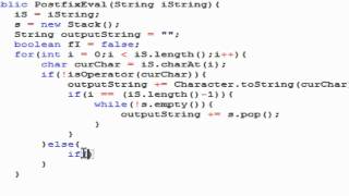 Infix to Postfix with Java  Part 1 [upl. by Nitsirhc]