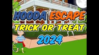 Hooda Escape Trick or Treat 2024  Walkthrough  Hints  Cheats [upl. by Hatfield]