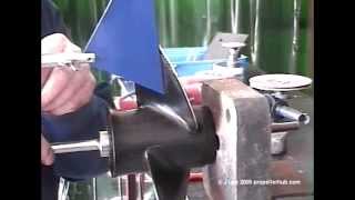 How I repaired propellers  Blade Alignment Part 1 of 6 [upl. by Baptista]