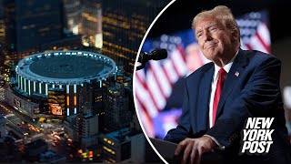 WATCH LIVE Donald Trump holds rally at NYCs Madison Square Garden [upl. by Elden]