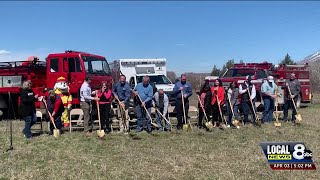 McCammon breaks ground on new fire station [upl. by Ahsirt]