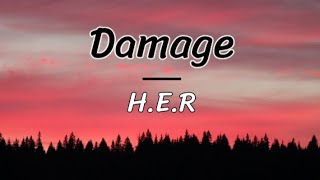 HER  Damage lyricsletra [upl. by Esirehc]