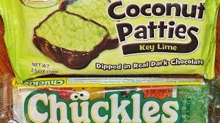 Anastasia Confections Coconut Patties Key Lime amp Chuckles Jelly Candy Review [upl. by Aryc862]