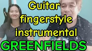 GREENFIELDS The Brothers Four COVER BY BUTZ amp RUBY GUITAR FINGERSTYLE INSTRUMENTAL COUPLEBAND [upl. by Charlie519]