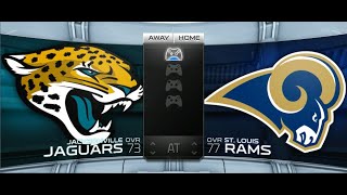 Jacksonville Jaguars  St Louis Rams  Madden NFL 15 [upl. by Atikam9]