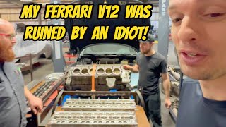 Shoddy workmanship RUINED my Ferrari V12 Head bolts and other parts were finger tight [upl. by Atnoek]