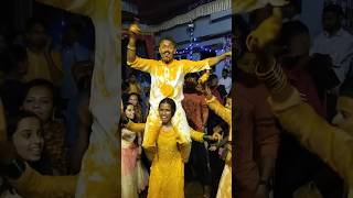 Halgi Vajati  Haldi Dance  Aniket Gaikwad and Aishwarya Anil shorts youtubeshorts [upl. by Solrak]