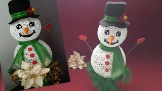 Como hacer muñeco de nieve DIY Snowman [upl. by Celisse745]