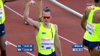 Dream Mile IAAF Diamond League Oslo Bislett Games 2014 [upl. by Merrili]