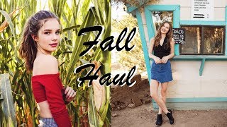 Fall Clothing Haul  Ellie Thumann [upl. by Zolner]