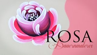 Bauernmalerei Rosa 1 [upl. by Aztirak]