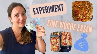 Sehr günstig Essen  eine Woche mit 20€ [upl. by Honor]